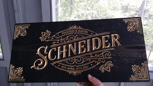 vCarving Woodworking Sign
